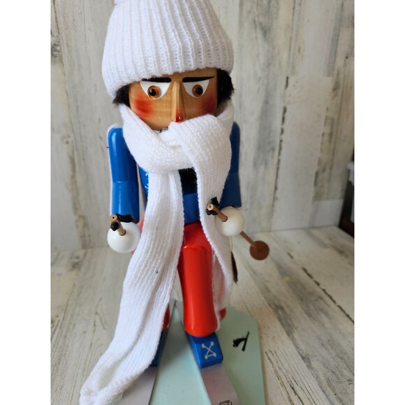 Steinbach 162 skiers game 1673 nutcracker Xmas vintage - Picture 11 of 14